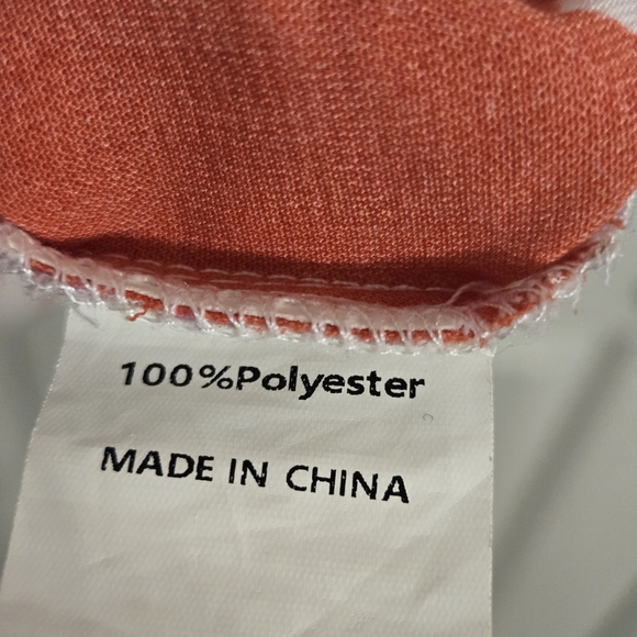 Pretty Garden Floral Ruffle Sleeve Top  Pink and Orange Size XL - Picture 8 of 8